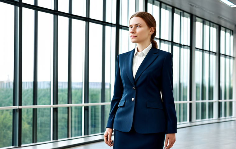 **Image Prompt:** "A professional businesswoman in Moscow, Russia, wearing a tailored, modest business suit in a modern glass office building, fully clothed, appropriate attire, safe for work, perfect anatomy, natural proportions, professional photography, high quality"